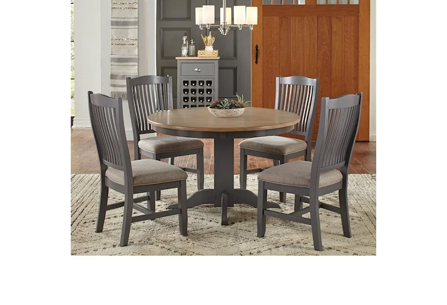 Port Townsend 5 Pc Table Set by AAmerica at Esprit Decor Home Furnishings
